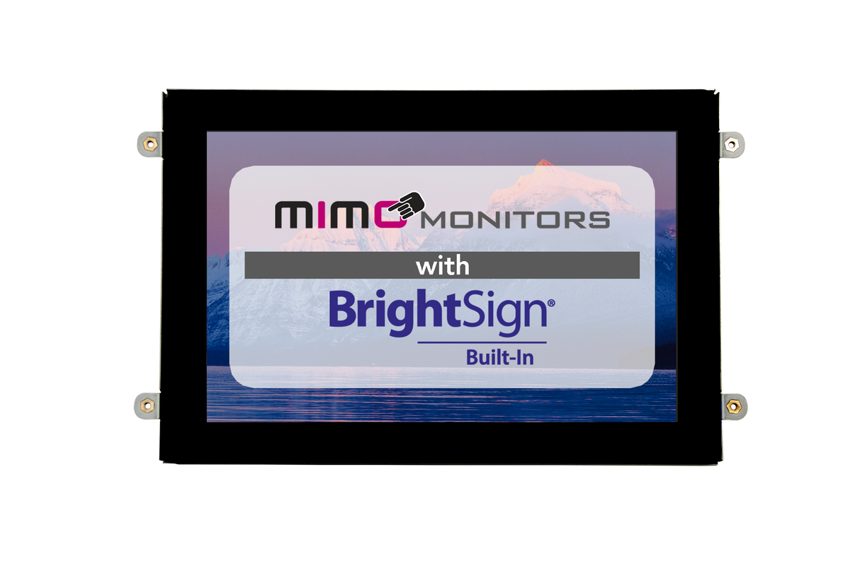 10.1" Open Frame Non-Touch Display with BrightSign Built-In (MBS-1080-OF-POE) (MBS-1080-OF)