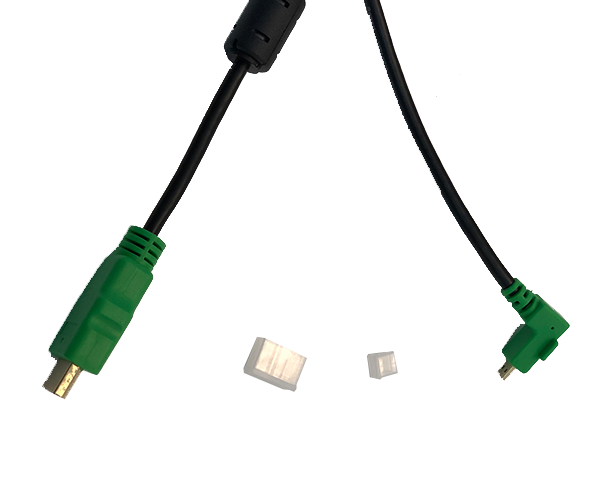 1.5M (4.9') Right Angle USB to HDMI Cable for Mimo Monitors UM-1080CP Family, Green, (CBL-CP-HDMI)