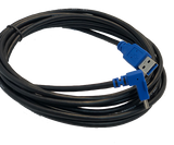 3.0M (9.8') Right Angle USB 3.0 Cable for Mimo Monitors UM-1080CP Family, Blue, (CBL-CP-USB3)