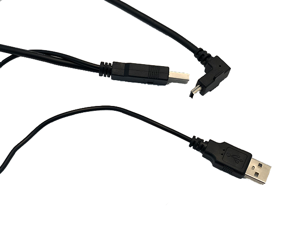 1.5M (4.9') Right Angle USB Y-Cable for Mimo Monitors UM-1080 Family, (CBL-USB1.5M-1080-Y)