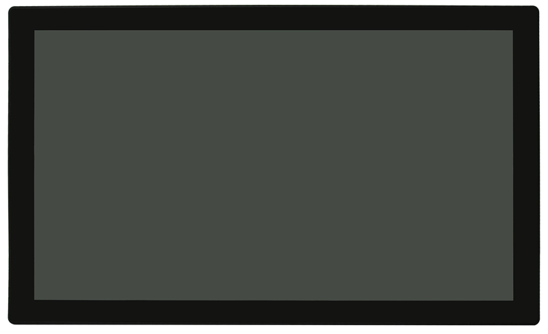 21.5" Open Frame, Desk Top or Wall Mountable Multi Point Touch 1920x1080 Display, External Power Supply Incl., VGA, HDMI, Black (M21580C-OF)