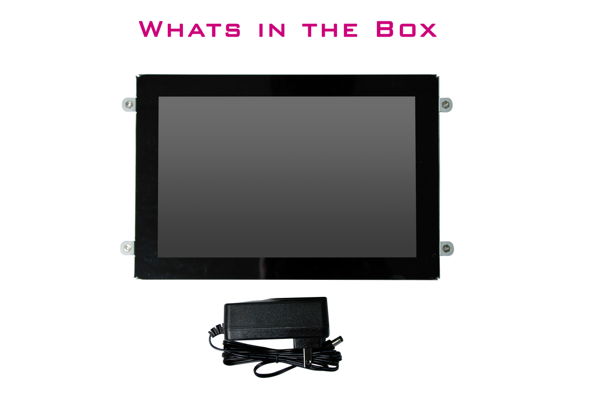 10.1" Open Frame Capacitive Touch Display with BrightSign Built-In (MBS-1080C-OF-POE, MBS-1080C-OF)