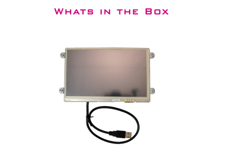 7" Open Frame Resistive Touch Display, USB (UM-760RK-OF)