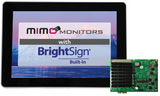 Mimo Vue 10.1" BrightSign Built-in with Capacitive Touch Display (MBS-1080C-POE, MBS-1080C)